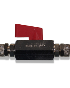 Air shut-off valve w/hand lever 5/16" for hose 8/6